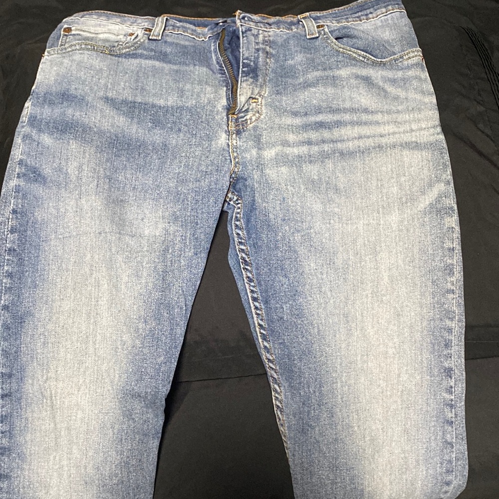 Levis slim straight denim